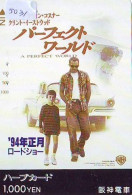 Carte Prépayée Japon  * CINEMA * FILM * A PERFECT WORLD  * 5031 * PREPAID CARD Cinema * Japan Card Movie FILM * KINO - Film