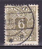 Denmark, 1941, Numeral & Posthorns, 6ø, USED - Impuestos