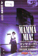 Carte Prépayée Japon  * CINEMA * FILM * MAMMA MIA  * 5034 * PREPAID CARD Cinema * Japan Card Movie FILM * KINO - Kino