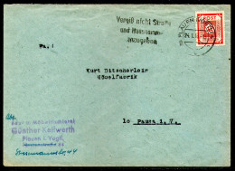 Germany,1945,Plauen(Vogtl),24.06.1946,.as Scan - Covers & Documents