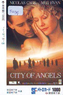 Carte Prépayée Japon  * CINEMA * FILM * CITY OF ANGELS * 5039 * PREPAID CARD Cinema * Japan Card Movie * KINO - Cine