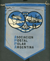 *A.P.P.A. Asociación Postal Polar Argentina* Banderín 17,5x24,5 Cms. Dorso: Reyban. - Otros & Sin Clasificación