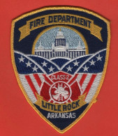 PATCH LITTLE ROCK - ARKANSAS - CLASS 2 - FIRE MAN FEUERWEHR - Rescue And Fire Fighting Services - USA - Pompiers