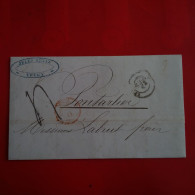 LETTRE VEVEY POUR PONTARLIER - Poststempel