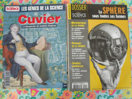 2 Revues Pour La Science . 2000-2003. Cuvier, La Sphère Sous Toutes Ses Formes. Mathématiques, Physique - Wissenschaft