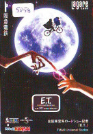 Carte Prépayée Japon  * CINEMA * FILM * E.T.  * 5058 *  PREPAID CARD Cinema * Japan Card Movie * KINO - Cinéma