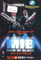 Carte Prépayée Japon  * CINEMA * FILM * MEN IN BLACK * MIB  * 5074 *  PREPAID CARD Cinema * Japan Card Movie * KINO - Film
