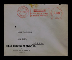 Sp9956 PORTUGAL EMA "NATTERMANN -medicinal Teas" Health Through Nature, Cultures Costumes Drinks Boissons Mailed 1964 - Autres & Non Classés
