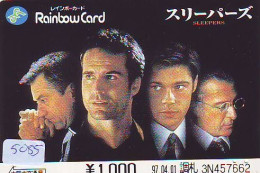 Carte Prépayée Japon  * CINEMA * FILM * SLEEPERS * 5085 *  PREPAID CARD Cinema * Japan Card Movie * KINO - Cinéma