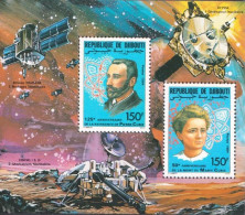 Djibouti 1984, Scientist, Pierre And Marie Curie, Satellite, BF - Química