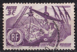 Saint Pierre Und Miquelon Marke Von 1947 O/used (A3-16) - Oblitérés