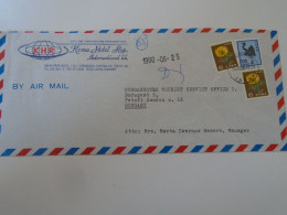 D198224 JAPAN Nippon Cover  Ca 1990 TOKYO - KOMA HOTEL REP.   Sent To Hungary - Briefe U. Dokumente