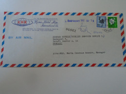 D198225 JAPAN Nippon Cover  Ca 1992 TOKYO - KOMA HOTEL REP.   Sent To Hungary - Storia Postale