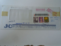 D198227 JAPAN Nippon Registered Cover   1992 TOKYO - Akasaka - JHC Co. Ltd    Sent To Hungary - Storia Postale