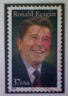 United States, Scott #3897, Used(o), 2005, Ronald Reagan, 37¢, Multicolored - Used Stamps