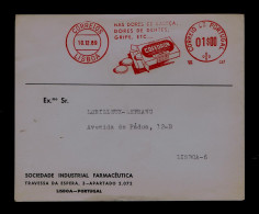 Sp9959 PORTUGAL EMA "COFEDRON" Headaches, Toothaches, Flu, Etc./ Medécine Santé Health Mailed 1969 - Médecine