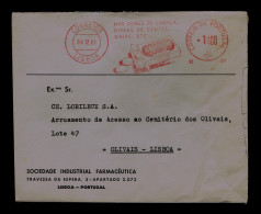 Sp9959A PORTUGAL EMA "COFEDRON" Headaches, Toothaches, Flu, Etc./ Medécine Santé Health Mailed 1961 - Médecine