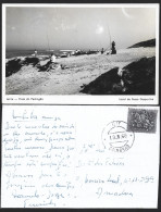 Postal Praia De Pedrogão, Em Coimbrão, Leiria. Pesca Desportiva. Postcard Of Pedrogão Beach, In Coimbrão. Sport Fishing. - Cartas & Documentos