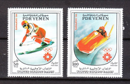 Yemen  Sud -  1983. Pre-Sarajevo 84. Sci Alpino, Bob A Due. Alpine Skiing, Two-person Bobsleigh. MNH - Winter 1984: Sarajevo