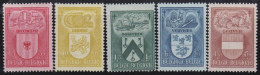 Belgie  . OBP  .  743/747   .   **  .    Postfris  .   /   .    Neuf Avec Gomme Et SANS Charnière - Unused Stamps