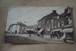 Gilly,les Quatres Bras,1925,commerces,très Belle Carte Ancienne - Charleroi