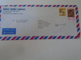 D198248 Egypt Airmail  Cover 1991   Cairo  -   Sent To Hungary - Cartas & Documentos