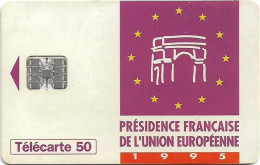 France - En1233 - Conseil Europeen '95, 06.1995, 50Units, 7.000ex, Used - 50 Unités   