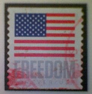 United States, Scott #5789, Used(o), 2023 Coil, Freedom Flag, (63¢), Gray, Blue, And Red - Usados