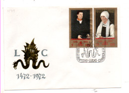 DDR 1972 MiNr.: 1769, 1771 Cranach Ersttag; GDR FDC Scott: 1384, 1386 YT: 1456, 1458 Sg: 1487, 1459 - 1971-1980