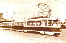 Romania Regia Autonoma De Transport Bucuresti Tramvai Doua Remorci EP56 1956 - Bermuda