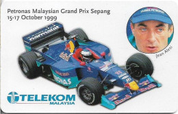 Malaysia - Telekom Malaysia (Chip) - Jean Alesi Formula 1, Chip Siemens S5, 10RM, Used - Malaysia
