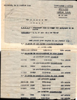 Cherbourg 1° Région Maritime -Etat Major - Avancement Dans Le Corps Des Equipages De La Flotte En 1948 Capitaine FLEURY - Diplômes & Bulletins Scolaires