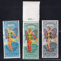 Indonesia 1968 Butterfly Dancer @ Proofs +Original MNH/Used 15450 - Fouten Op Zegels