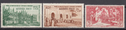 French Guinea, Guinee 1942 Mi#186-188 Mint Hinged - Neufs