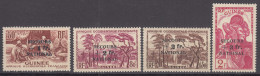 French Guinea, Guinee 1941 Secours National Mi#180-183 Mint Hinged - Unused Stamps