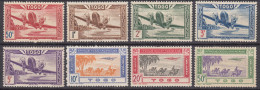 Togo 1942 Mi#177-184 Mint Hinged - Neufs