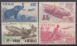 Togo 1947 Mi#213-216 Mint Hinged - Unused Stamps