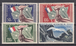 Togo 1957 Mi#241-244 Mint Hinged - Neufs