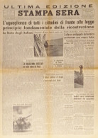 Quotidiano - Stampa Sera N. 182 - 1943 Lo Stato Degli Italiani - Altri & Non Classificati