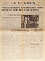 Quotidiano - La Stampa N. 196 - 1943 Costituzione Di Commissioni Di Fabbrica - Altri & Non Classificati