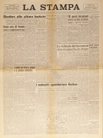 Quotidiano - La Stampa N. 202 - 1943 Quebec Alle Ultime Battute - Altri & Non Classificati