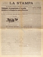 Quotidiano - La Stampa N. 286 - 1943 Zitomir Riconquista D'assalto - Altri & Non Classificati