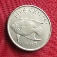 Bermuda 5 Cents 1977 KM# 16 Lt 1508 *VT Fish Bermudes Bermudas - Bermudes