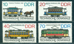 1986 Trams,Dresden Horse Tram,Electric Tram Berlin,Halle,Leipzig,DDR,3015,MNH - Tramways