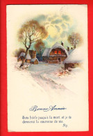 ZWX-26  Bonne Année. Village Dans La Neige.  Circ. 1928 - New Year