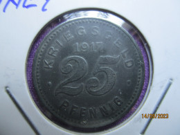 Germany: 25 Pfennig 1917 Stadt Velbert Prussia - Monedas/ De Necesidad