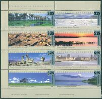 ARGENTINA 2018. Revalorizados $25 On 75c, Block Of 8 Landscapes II, Mint NH - Unused Stamps