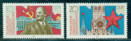 1987 Lenin,Cruiser AURORA,Kremlin Spasskaya Tower,October Revolution,DDR,3130MNH - Lénine