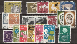 1964 Jaargang Nederland NVPH 811-835 Complete. Postfris/MNH** - Années Complètes