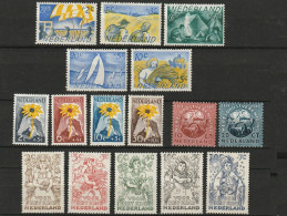 1949 Jaargang Nederland NVPH Complete. MH * With Hinge, Ongestempeld - Annate Complete